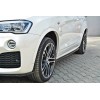 Paire de Diffuseurs Bas de Caisse Bmw X4 M-Pack