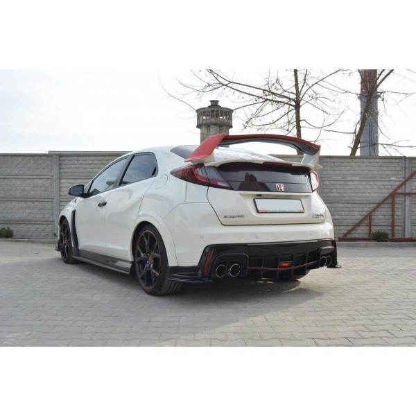 Rajout spoiler pare-chocs Arriere Honda Civic 9 Type R