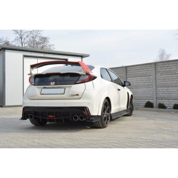 Rajout spoiler pare-chocs Arriere Honda Civic 9 Type R