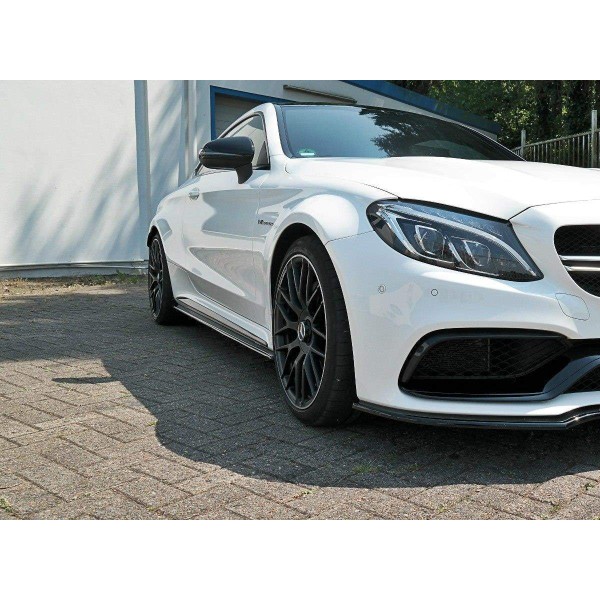 Paire de Diffuseurs Bas de Caisse Mercedes Classe-C C205 63Amg Coupe