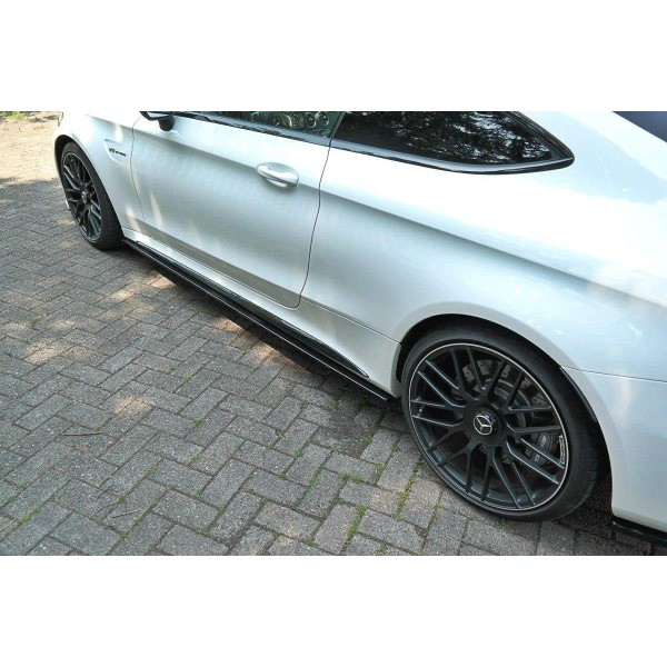 Paire de Diffuseurs Bas de Caisse Mercedes Classe-C C205 63Amg Coupe