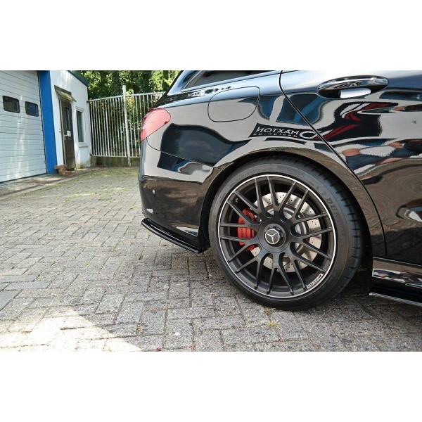 Splitters pare-chocs Arriere Mercedes Classe-C S205 63Amg Estate