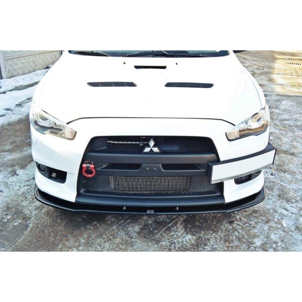 Rajout, lame pare-chocs Avant Mitsubishi Lancer Evo X