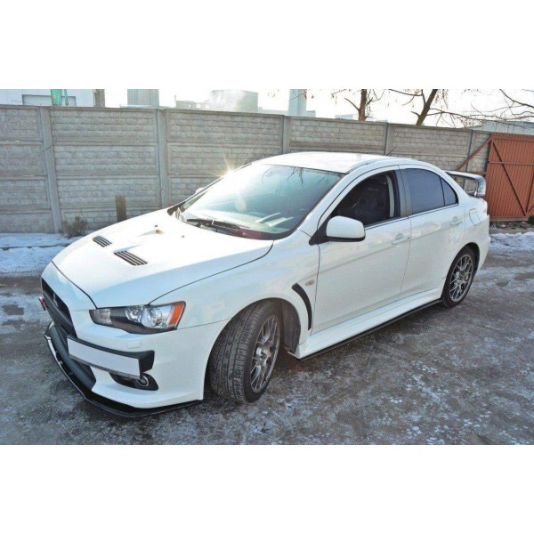 Paire de Diffuseurs Bas de Caisse Mitsubishi Lancer Evo X