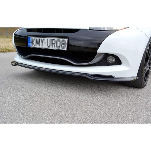 Rajout, lame Pare Choc avant Clio 3 RS Phase 2. Kits carrosserie