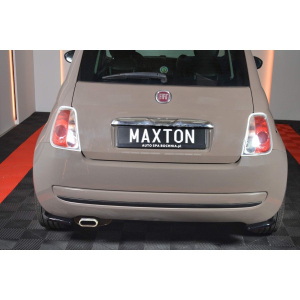 Rajouts pare-choc arrière Fiat 500 Hatchback Avant Facelift