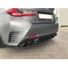 Splitter central arrière (Avec barres) Lexus RC