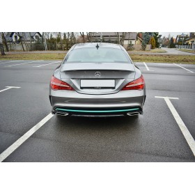 Lames pare-choc arrière Mercedes C117 Amg CLA-Line