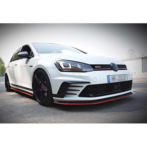 rajout spoiler avant VW Golf Gti Mk7 Clubsport