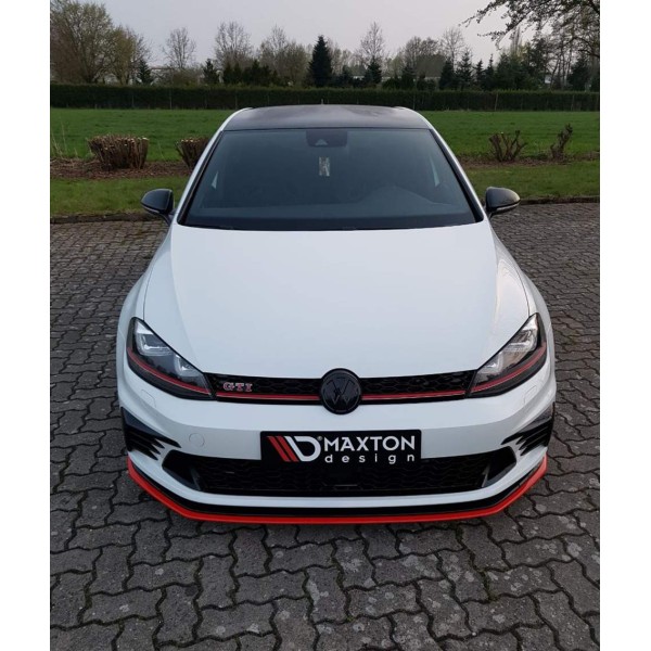 rajout spoiler avant VW Golf Gti Mk7 Clubsport