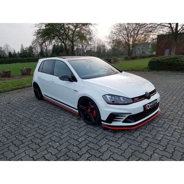 rajout spoiler avant VW Golf Gti Mk7 Clubsport