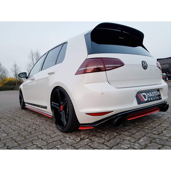 Lame centrale arrière pare-choc Golf Gti Mk7 Clubsport