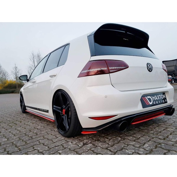 Lames pare-choc arrière VW Golf 7 Gti Clubsport