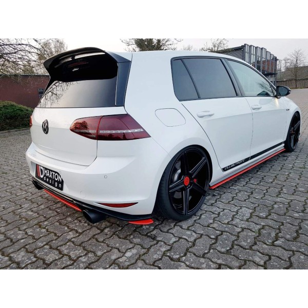 Lames pare-choc arrière VW Golf 7 Gti Clubsport