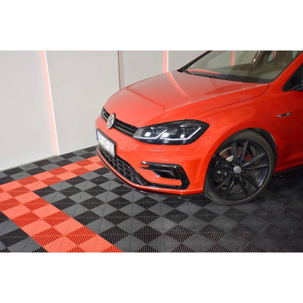 Rajout spoiler pare-choc avant V.7 VW Golf 7-R Facelift