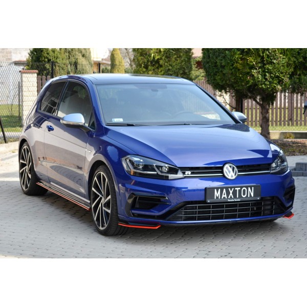 Splitter pare-choc avant V.8 VW Golf 7-R Facelift