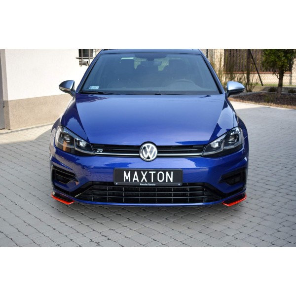 Splitter pare-choc avant V.8 VW Golf 7-R Facelift