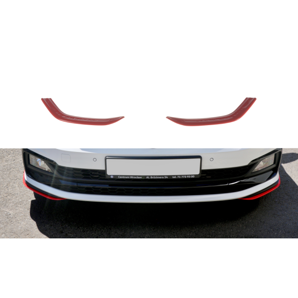 Rajout spoiler pare-choc avant V.5 VW Polo Gti Mk6