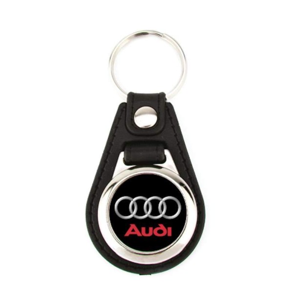 Porte-clé simili cuir Audi