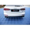 Diffuseur Arrière avec embouts échappement Audi A6 C8 S-Line