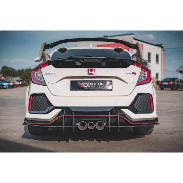 Diffuseur arrière V.2 sport durabilité Civic X Type-R