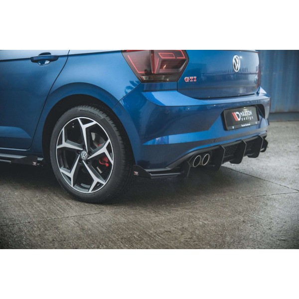 Diffuseur Arrière Avec Ailerons Vw Polo Gti Mk6