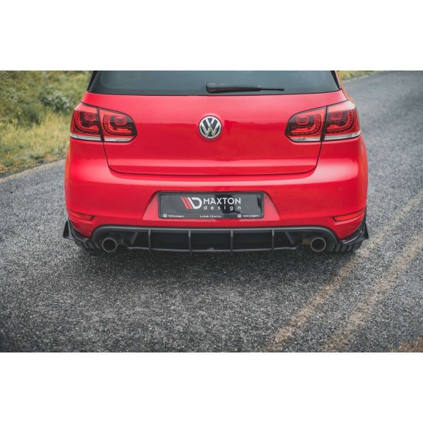 Rajouts Pare-Chocs Arriere Avec Ailerons Vw Golf Gti Mk6