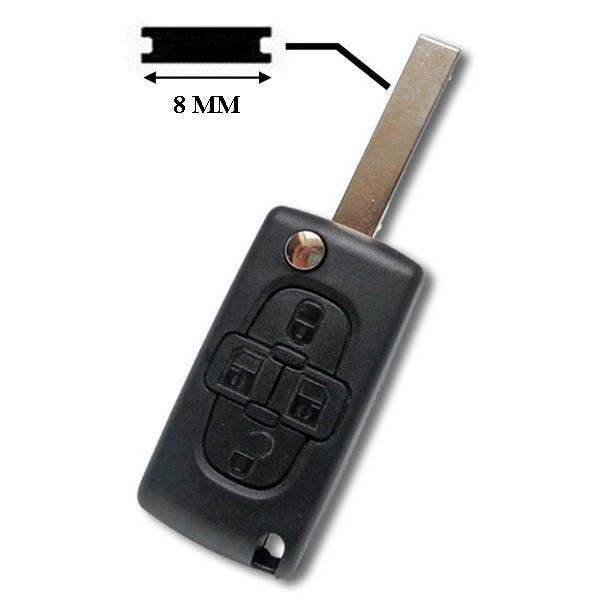 Coque 4 boutons Berlingo, C8 CE0536 lame HU83