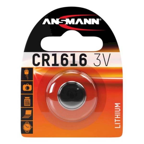 Pile lithium CR1616 pour télécommande plip, clé de voiture