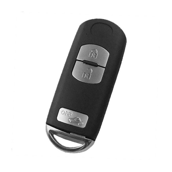Coque clé,Étui pour clé télécommande de voiture en cuir, pour MAZDA 2 3 5  6, protecteur de coque, pour CX 3 - Type fold 3 Buttons - Cdiscount Auto