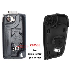 Jongo - Coque de Clé avec Lame Compatible avec Citroën Berlingo II