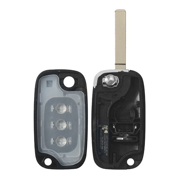 Coque clé 3 boutons Smart Fortwo, 453, Forfour