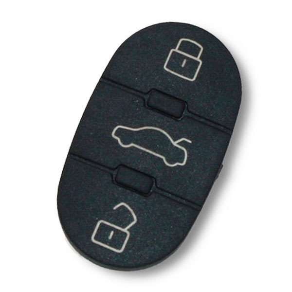 Bouton pour coque de clé 3 boutons Audi