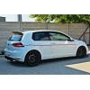 Diffuseur et lames pare choc arrière Golf 7 Gti