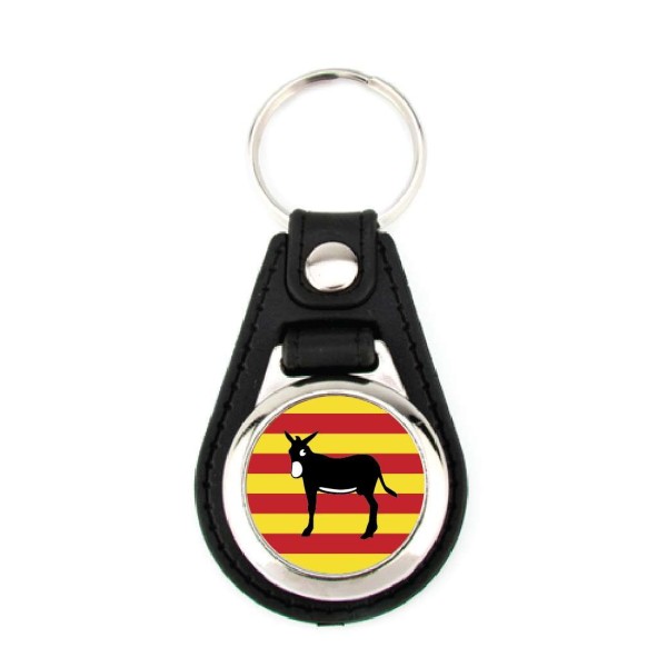 Porte-clé simili cuir Catalogne