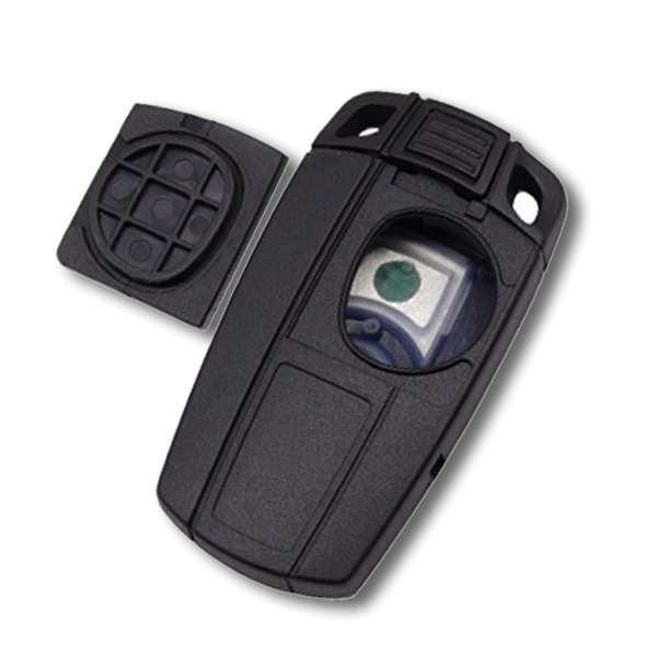 Coque clé BMW 3 Boutons pile au dos