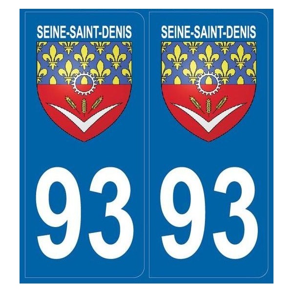 Stickers Blason Seine-Saint-Denis