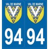 Stickers Blason 94 Val de Marne