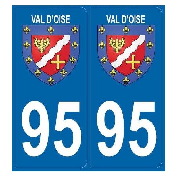 Stickers Blason 95 Val d'Oise