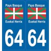 Stickers plaques Pays-Basque