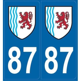 Stickers autocollants Haute-Vienne (87)