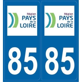 Stickers immatriculation Vendée (85)