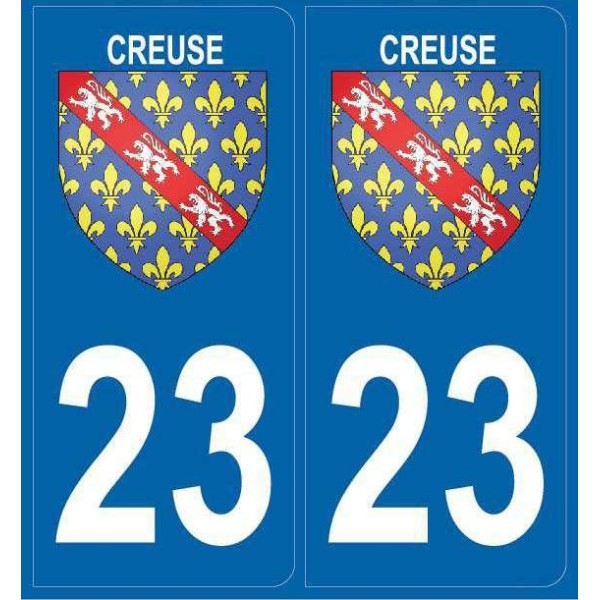 Autocollants Blason Creuse (23)