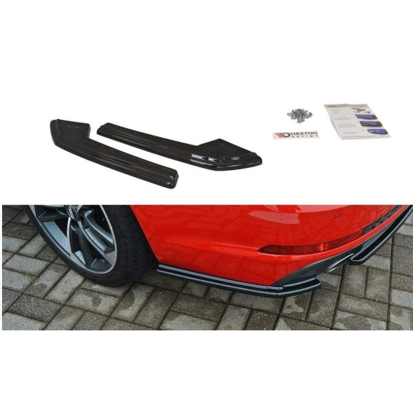 Rajout, splitter pare-chocs Arriere Audi A4 B9 S-Line