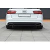 Splitter Arriere Central Audi A6 C7 Avant S-Line Facelift